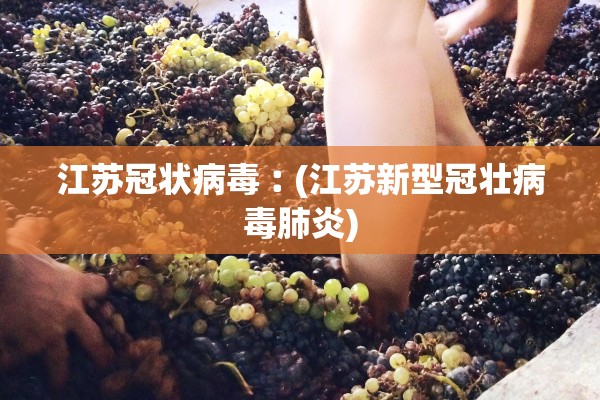 江苏冠状病毒︰(江苏新型冠壮病毒肺炎)