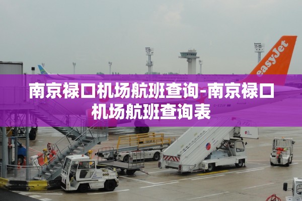 南京禄口机场航班查询-南京禄口机场航班查询表