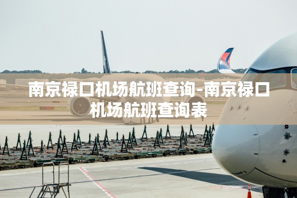南京禄口机场航班查询-南京禄口机场航班查询表