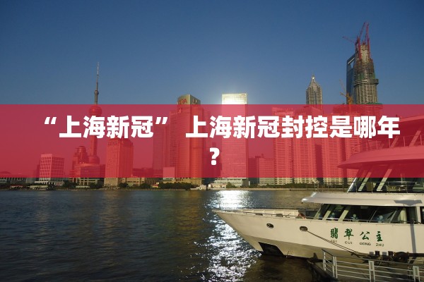 “上海新冠” 上海新冠封控是哪年？