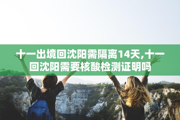 十一出境回沈阳需隔离14天,十一回沈阳需要核酸检测证明吗 十一出境回沈阳需隔离14天,十一回沈阳需要核酸检测证明吗