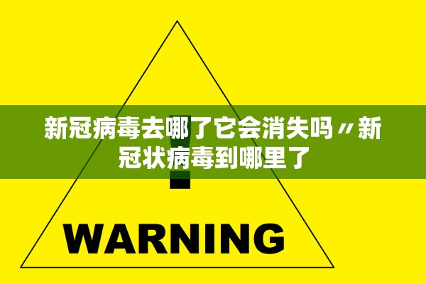 新冠病毒去哪了它会消失吗〃新冠状病毒到哪里了