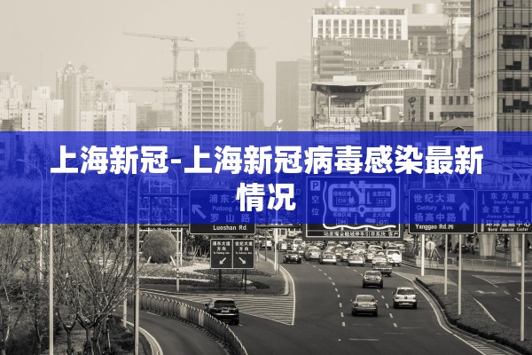 上海新冠-上海新冠病毒感染最新情况