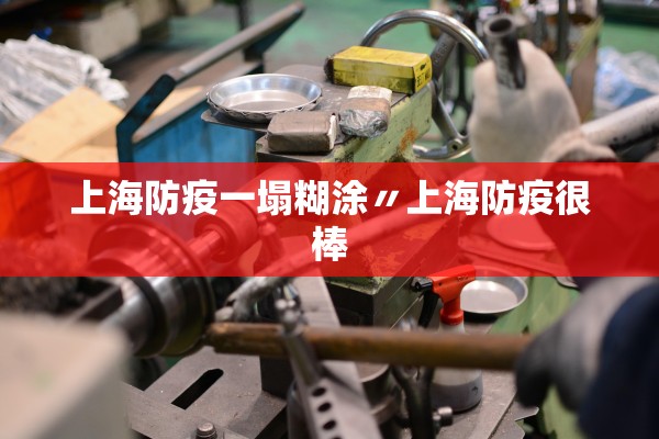 上海防疫一塌糊涂〃上海防疫很棒