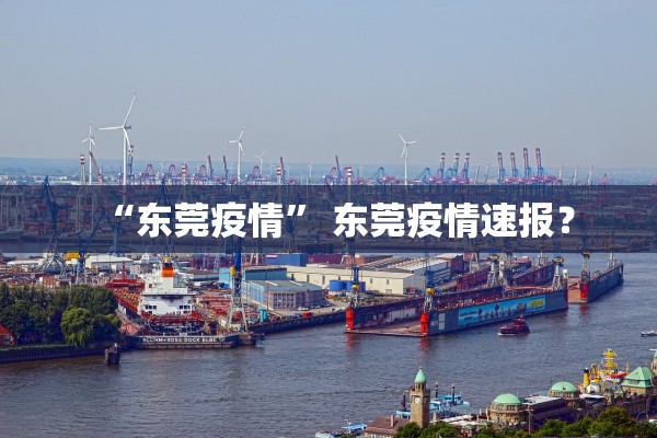 “东莞疫情” 东莞疫情速报？