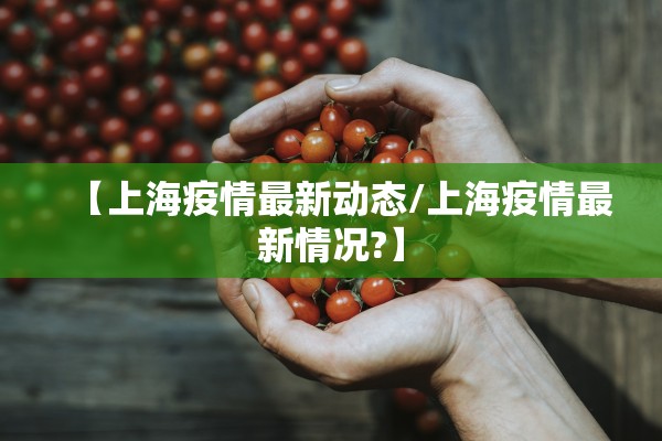 【上海疫情最新动态/上海疫情最新情况?】