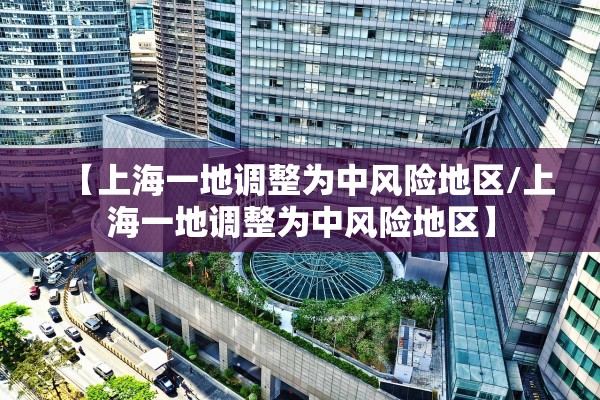 【上海一地调整为中风险地区/上海一地调整为中风险地区】