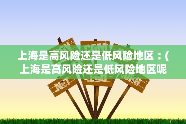 上海是高风险还是低风险地区︰(上海是高风险还是低风险地区呢)