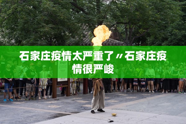 石家庄疫情太严重了〃石家庄疫情很严峻