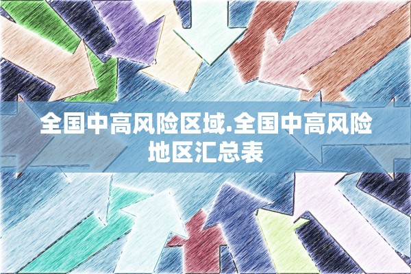 全国中高风险区域.全国中高风险地区汇总表